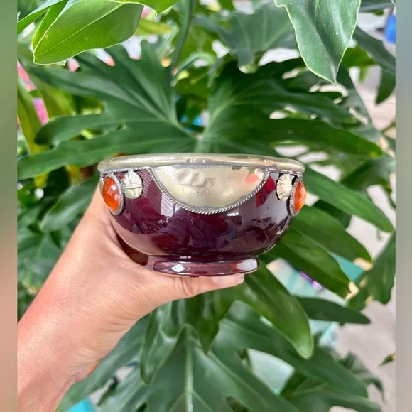 Handcrafted Ceramic bowl from Morocco - Picture 2 of 7